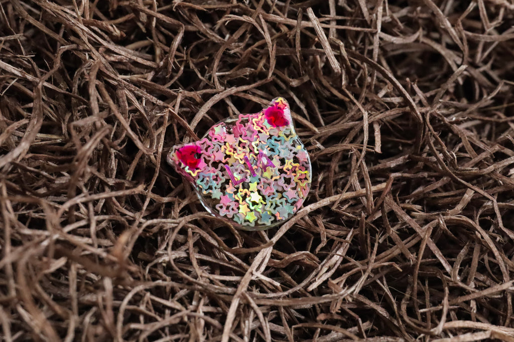 Chapa identificativa para gatos con estrellas
