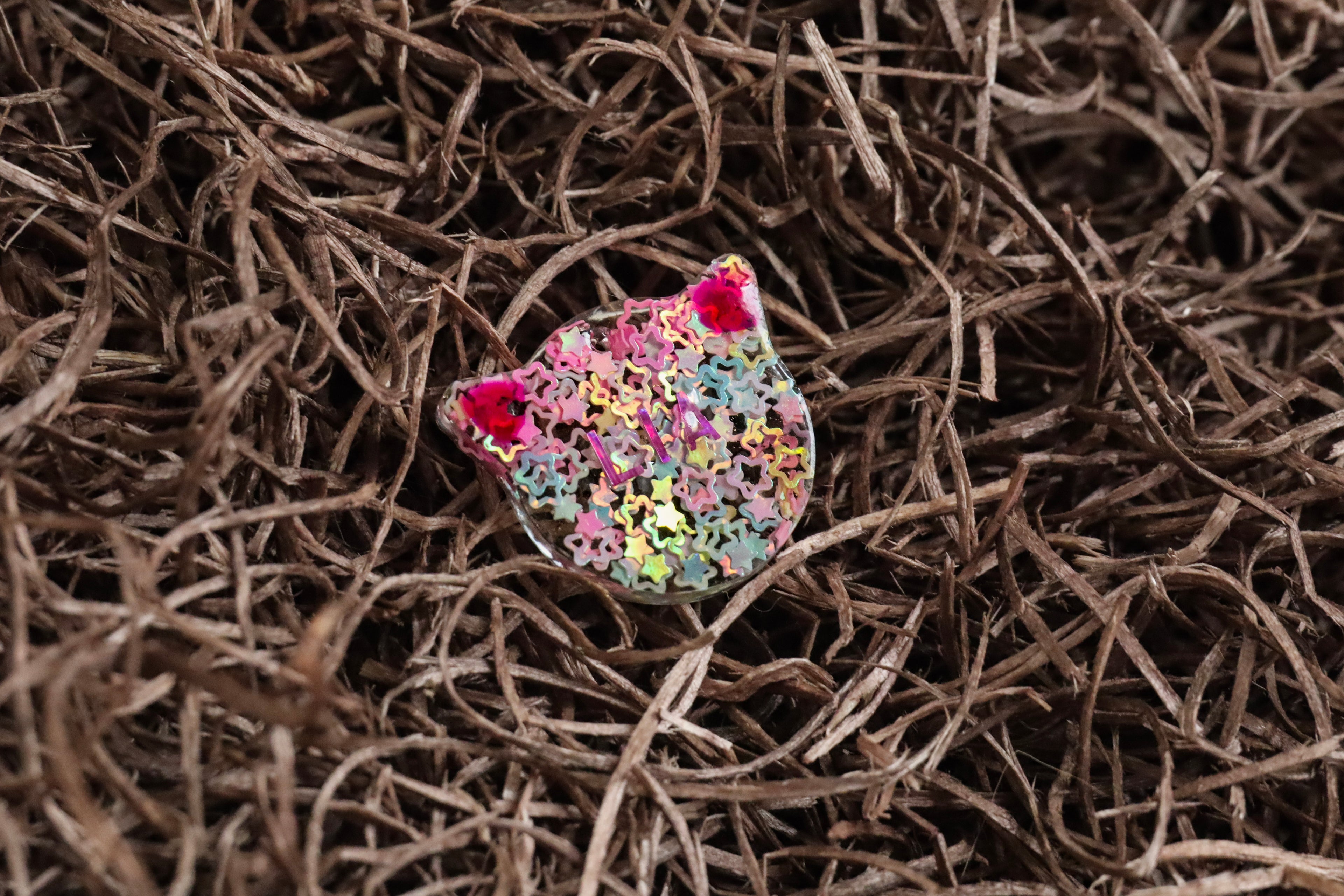 Chapa identificativa para gatos con estrellas